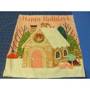 "This is My Christmas Movies Watching Blanket" with Pillow Cover - New, no tags